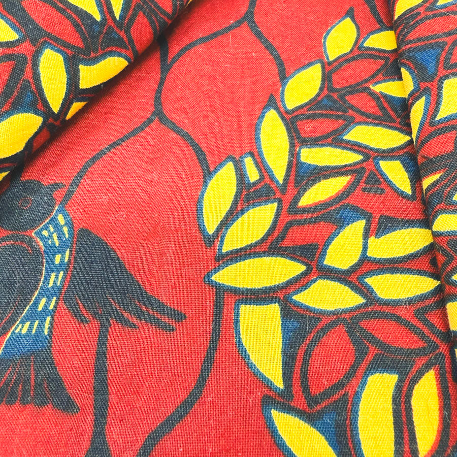 46" x 26" Dark Stained Glass Style Fabric