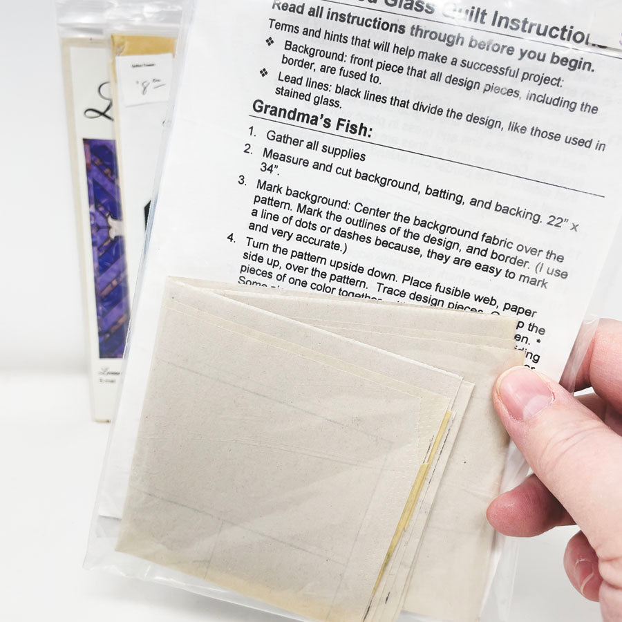 Lovenest Designs Stained Glass Quilt Patterns - Pick a Design