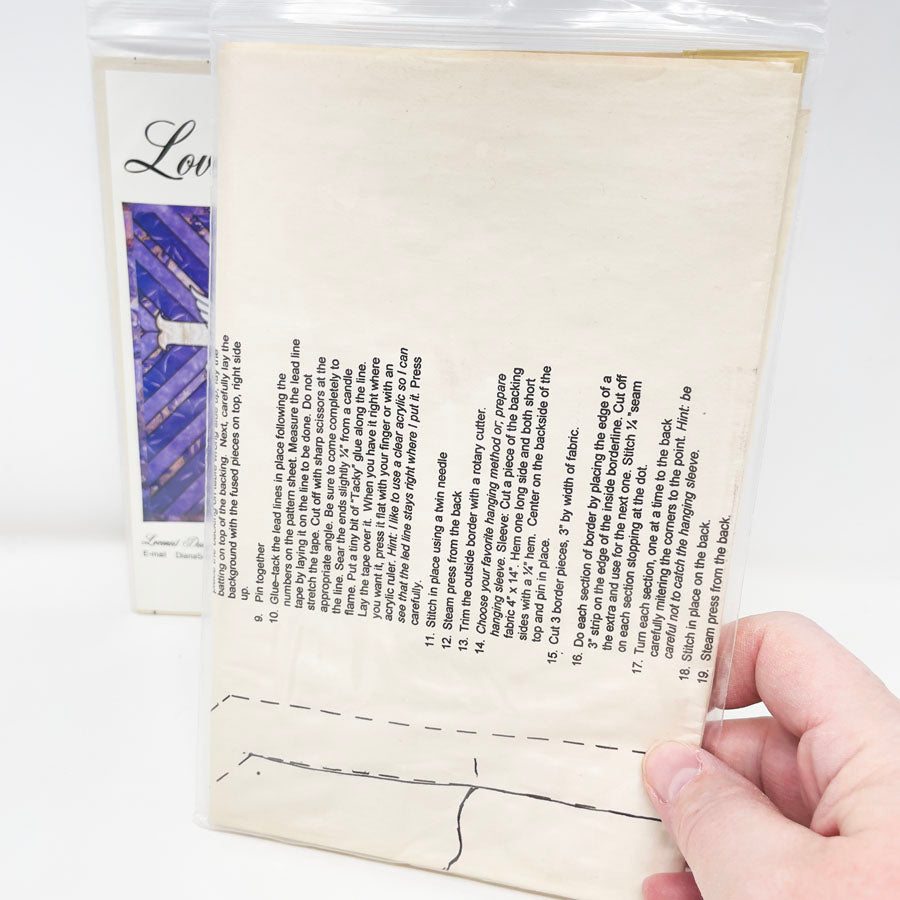 Lovenest Designs Stained Glass Quilt Patterns - Pick a Design