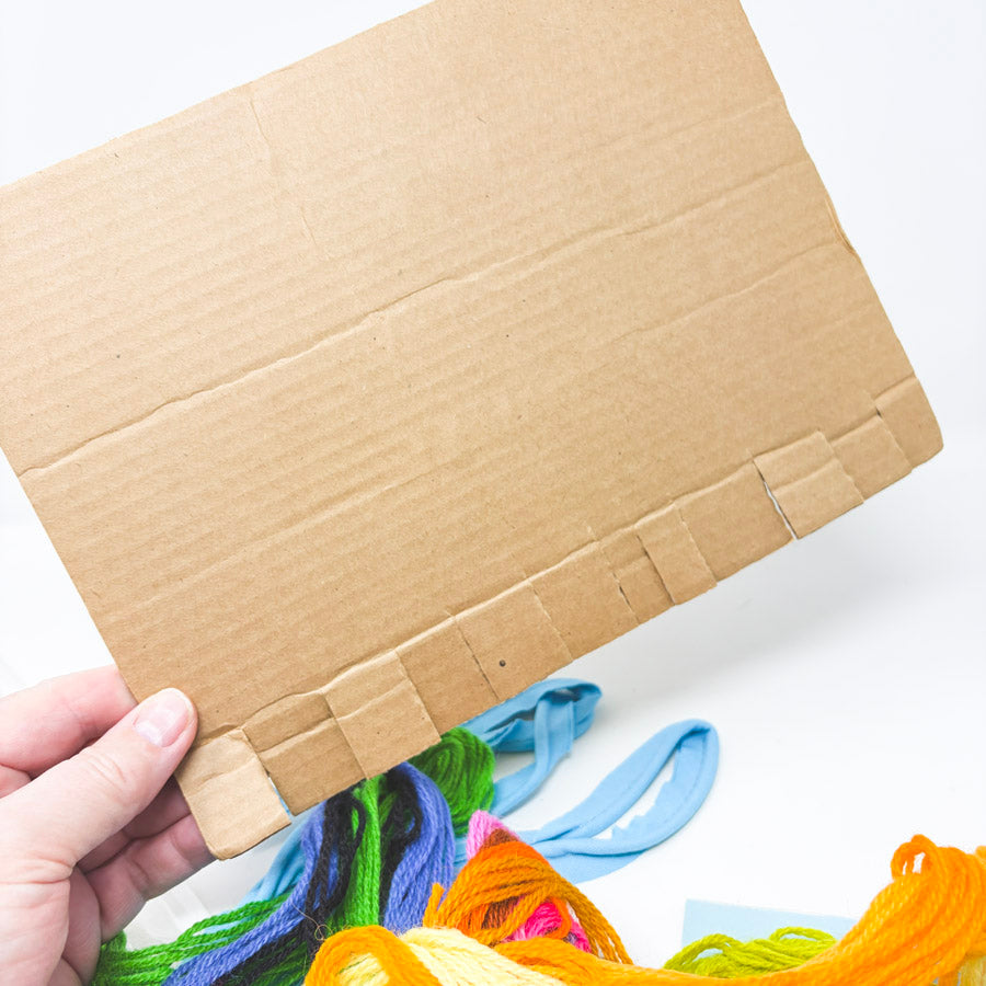 Avon Creative Needlecraft Blue Moo Pillow Crewel Embroidery Kit