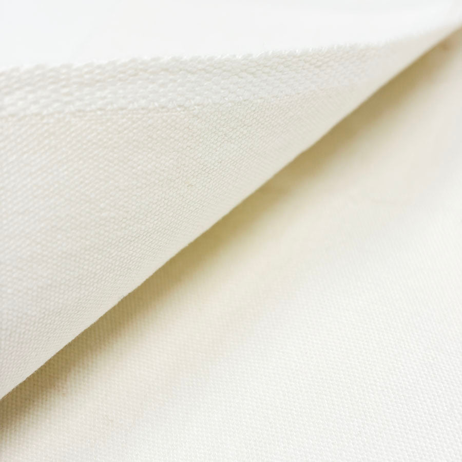 34" x 1.5 yds Natural White Lightweight Duck Cloth Style Fabric