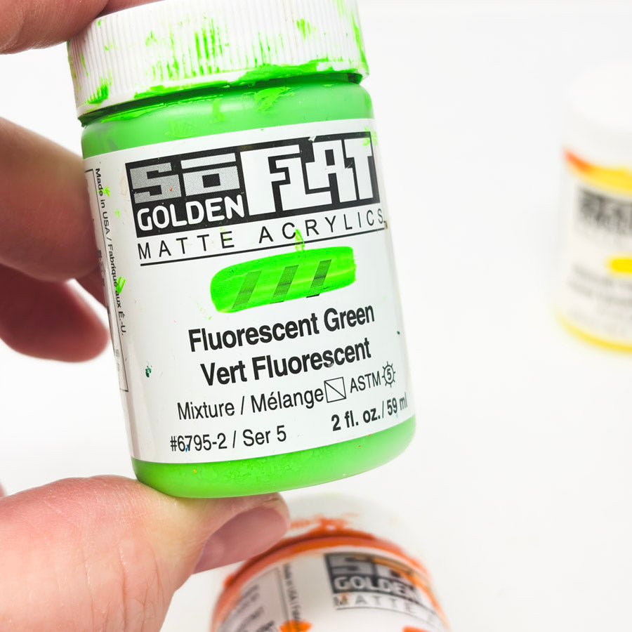 Golden SoFlat Matte Acrylic Paint - 2oz