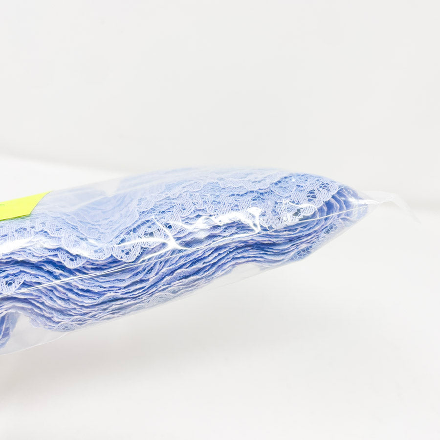 10 Yds Blue Floral Lace 2.5" Width