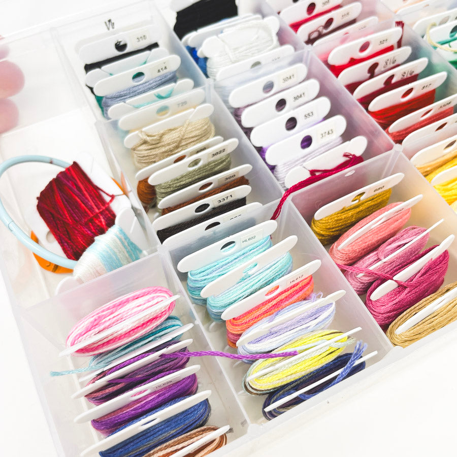 DMC Embroidery Thread Box Set - Appx. 90 Skeins