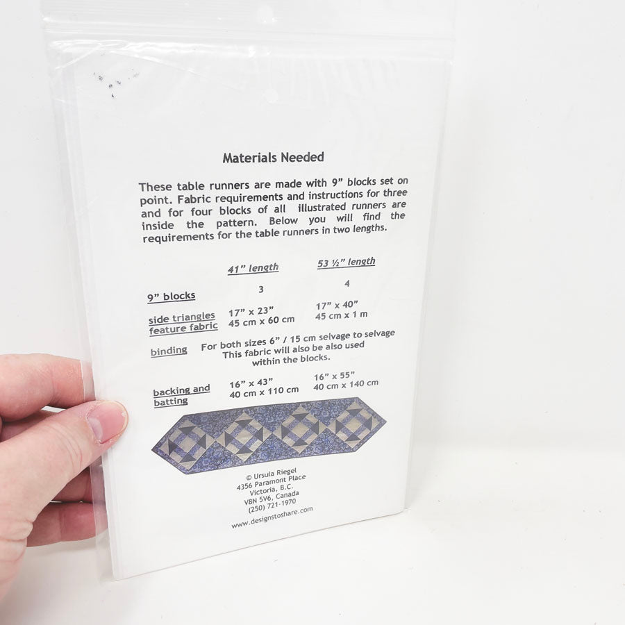 A Handful of Runners Quilt Pattern by Designs to Share with You