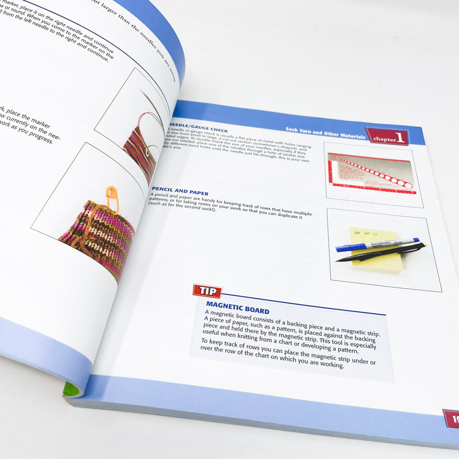 "Teach Yourself Visually - Sock Knitting" Book by Laura Chau