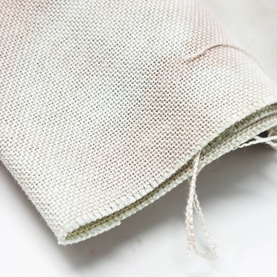 32 Count 26" x 18" Evenweave Fabric - Pink on Ecru