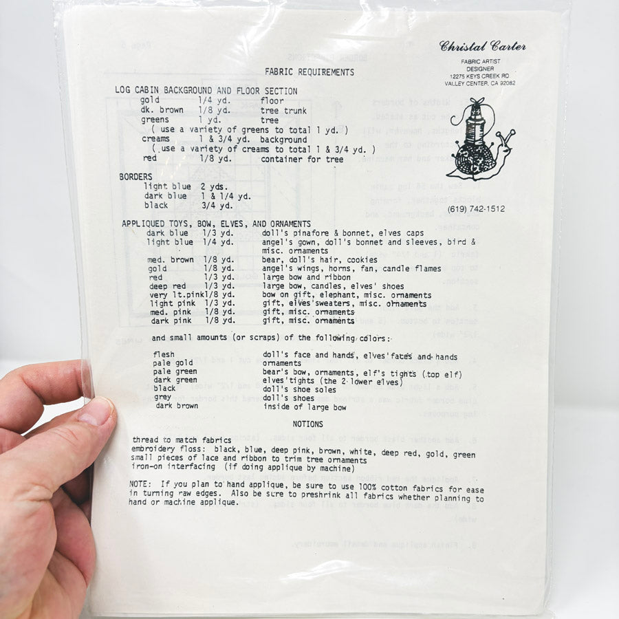 The Sugarplum Tree Quilt Pattern