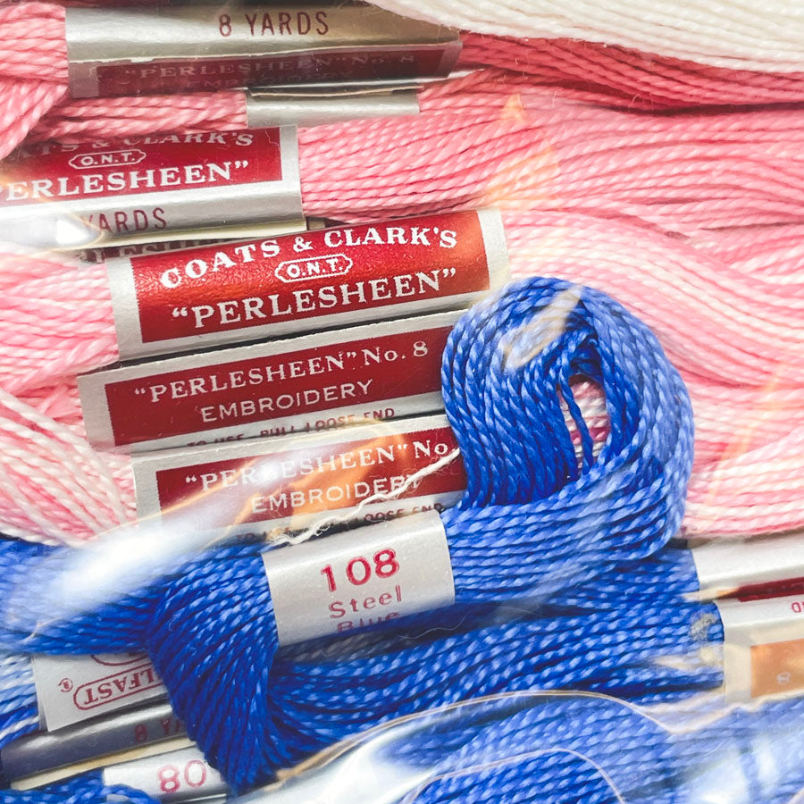 Bundle of Coats & Clark Perlesheen Embroidery Floss