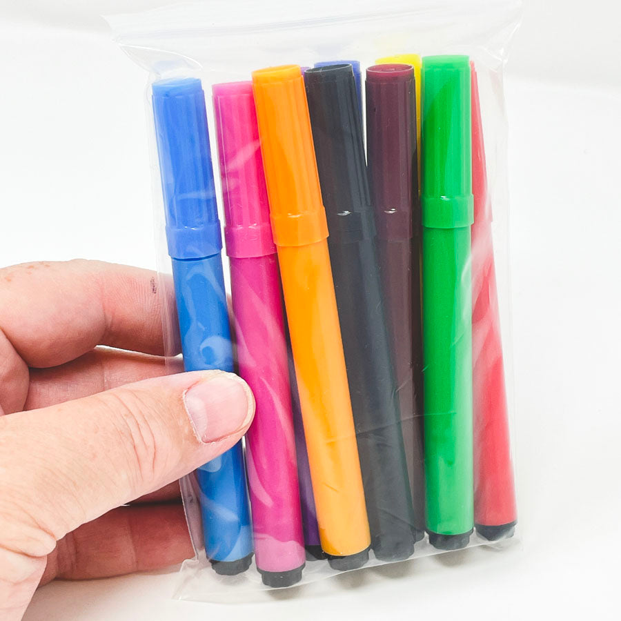 10 Broad Tip Markers