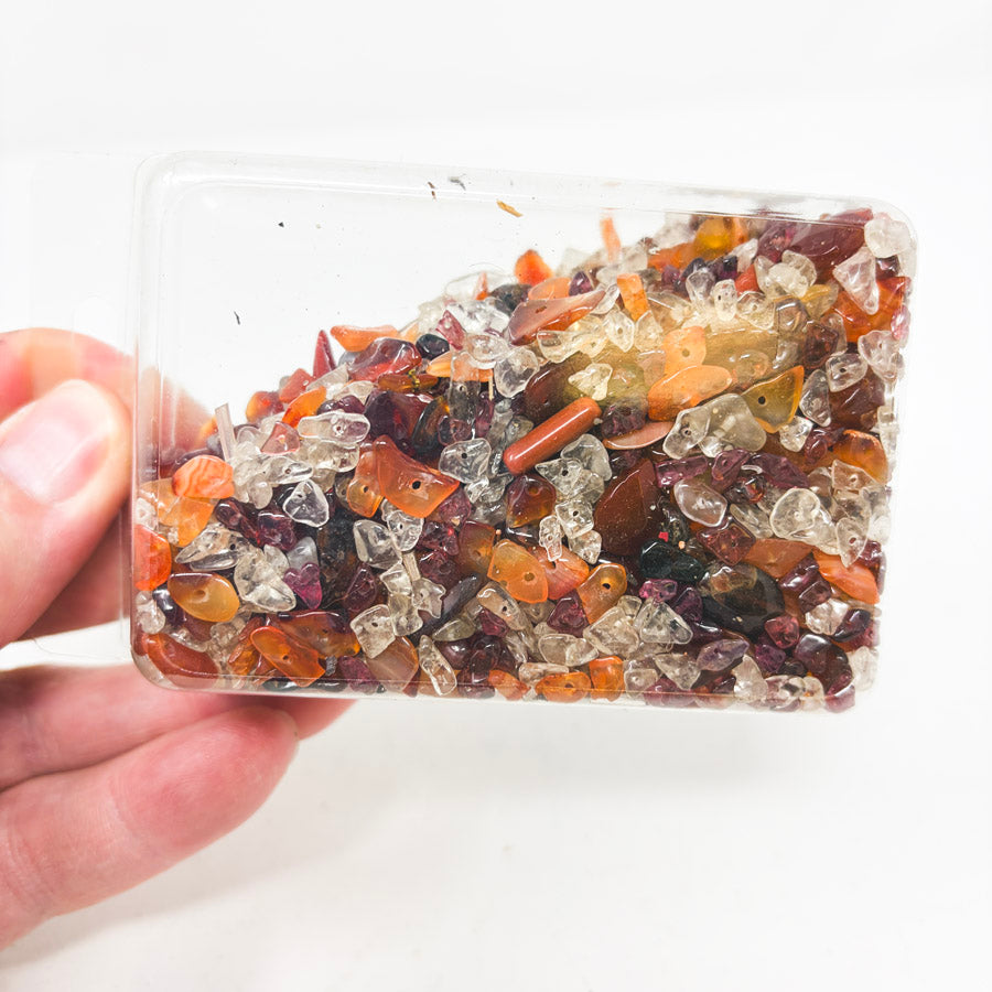 Carnelian & Quartz Bead Soup
