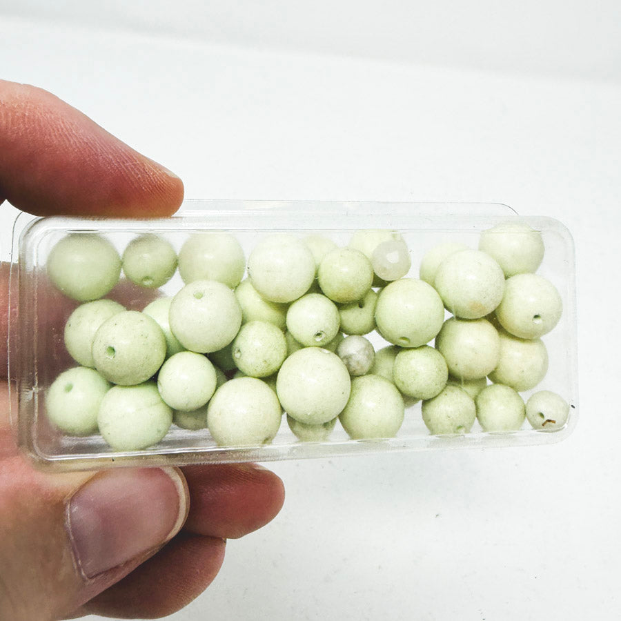 Light Green Stone Beads