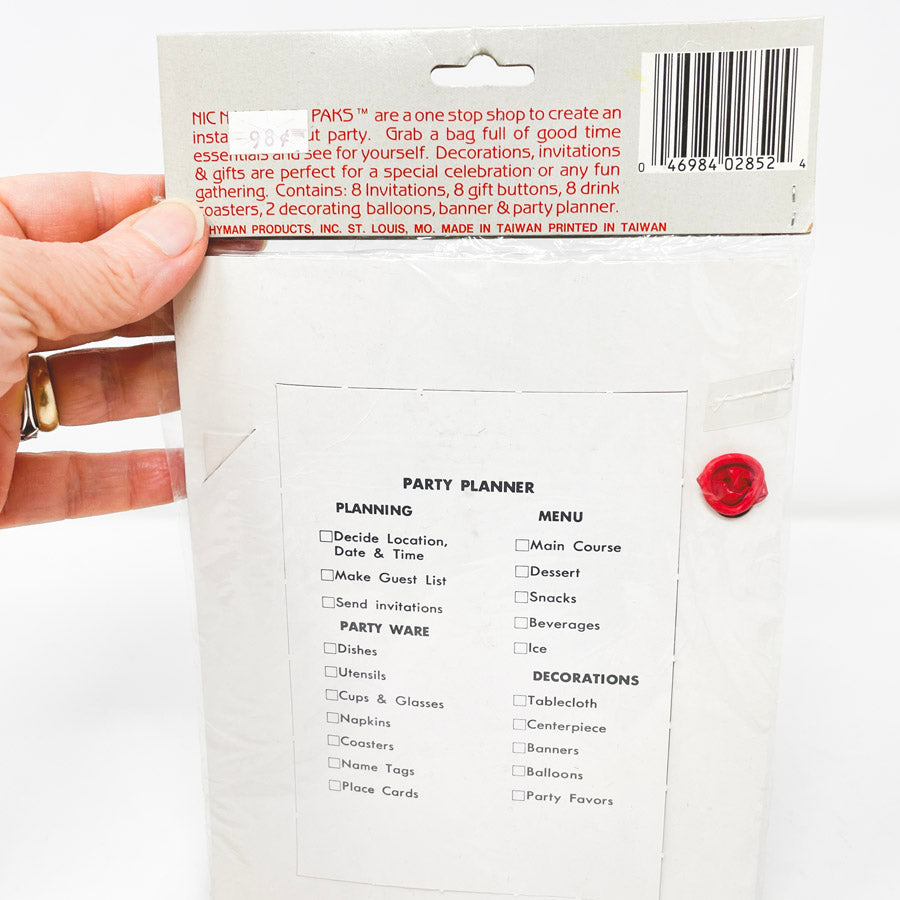 Nic Nak Swine & Dine Party Pack - Party Supply Kit