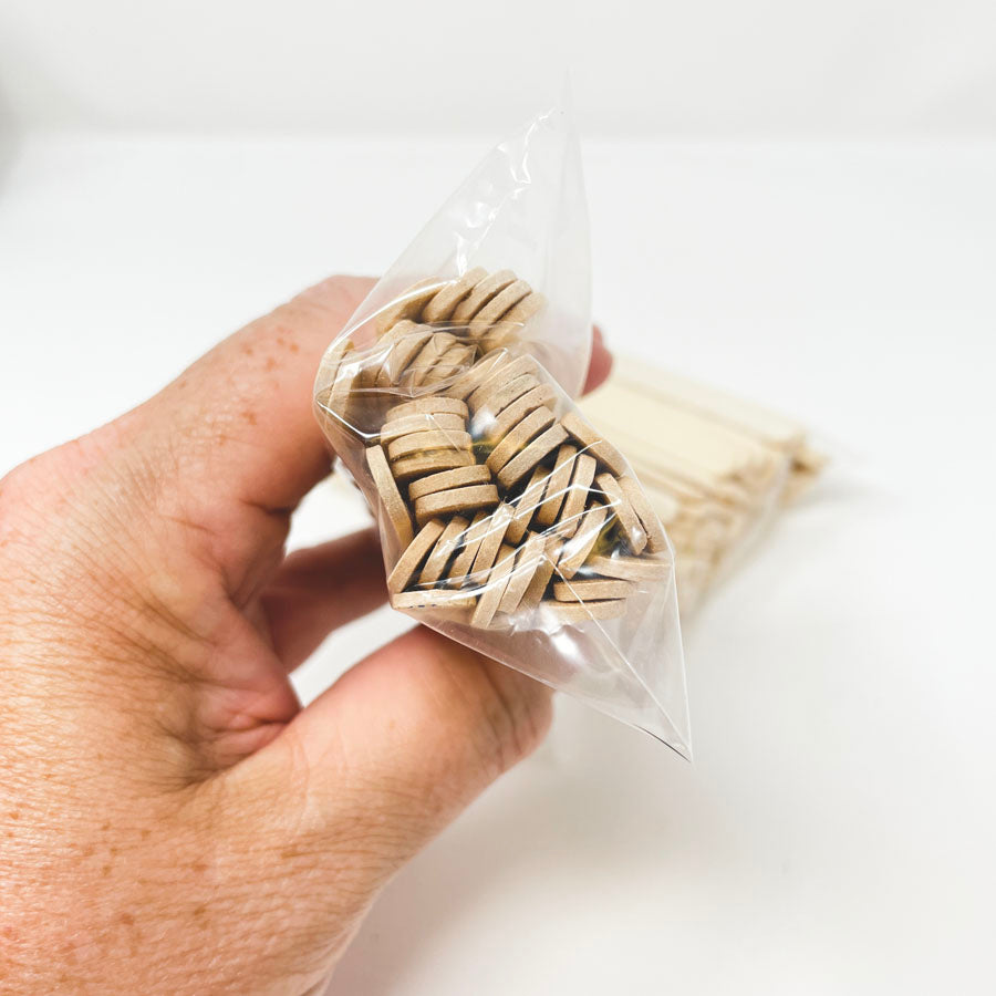 Small Bundles of Craft Wood Sticks