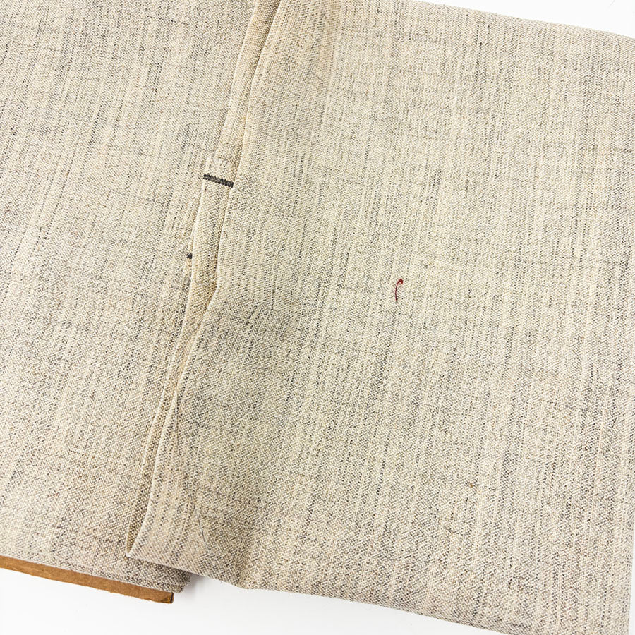 25" x 58" Stiff/Rough Weave Tan Fabric