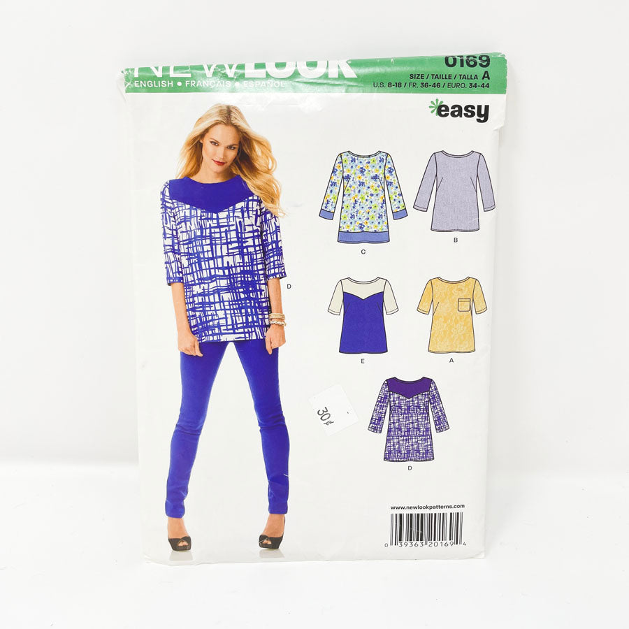 0169 Top Pattern (8-18) - New Look - 2012