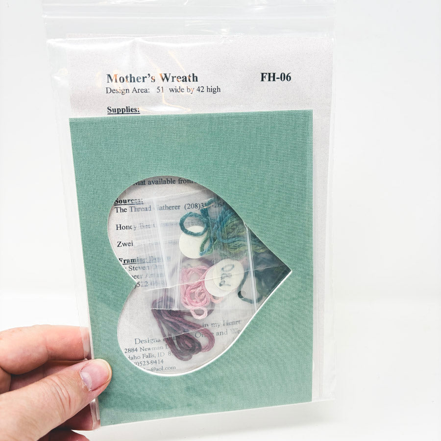 Mother's Wreath – Forever In My Heart Cross Stitch Kit