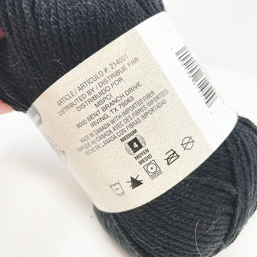 Loops & Threads Impeccable Yarn - Black