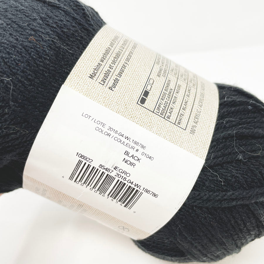 Loops & Threads Impeccable Yarn - Black
