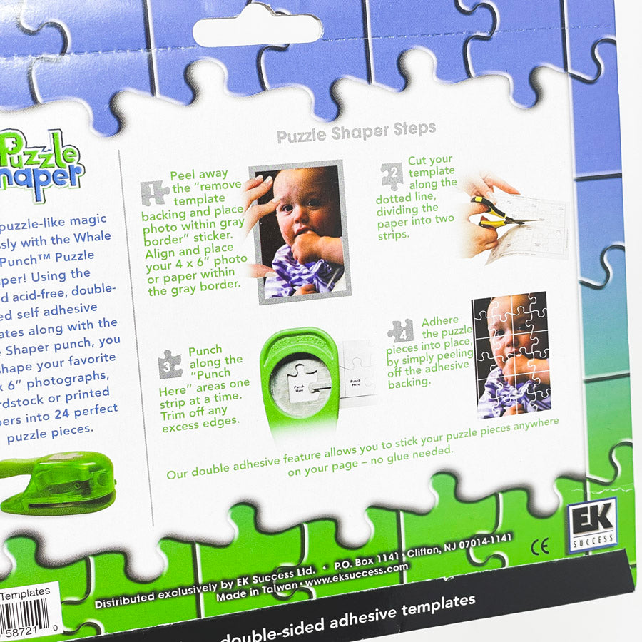 EK Success Puzzle Shaper Punch & Templates