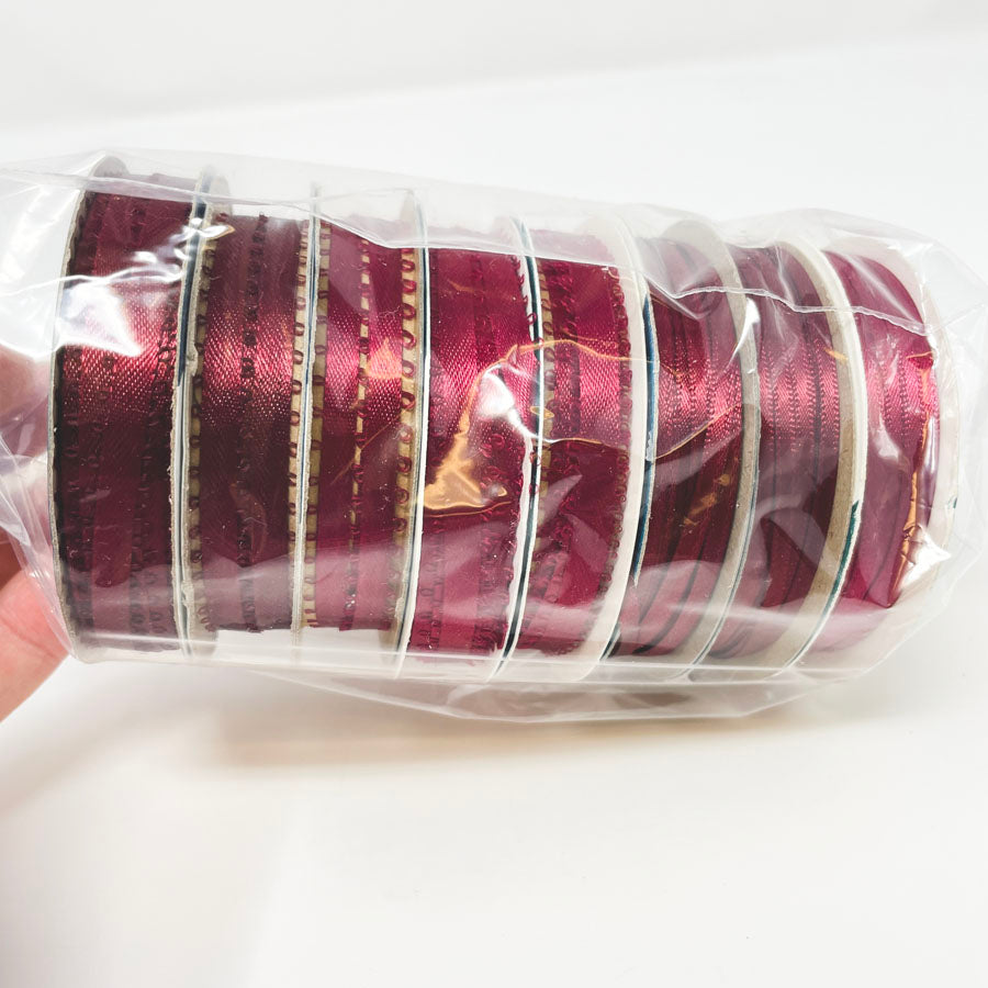 Burgundy Ribbon Bundle