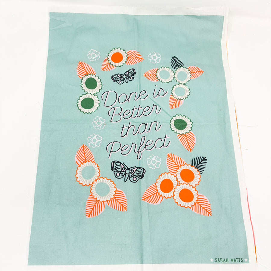 Ruby Star Pep Talk Panel Banner & Tote Pieces