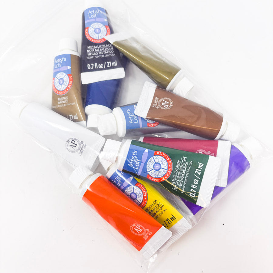 12 pc Artist's Loft Acrylic Paint Set – 21ml Tubes