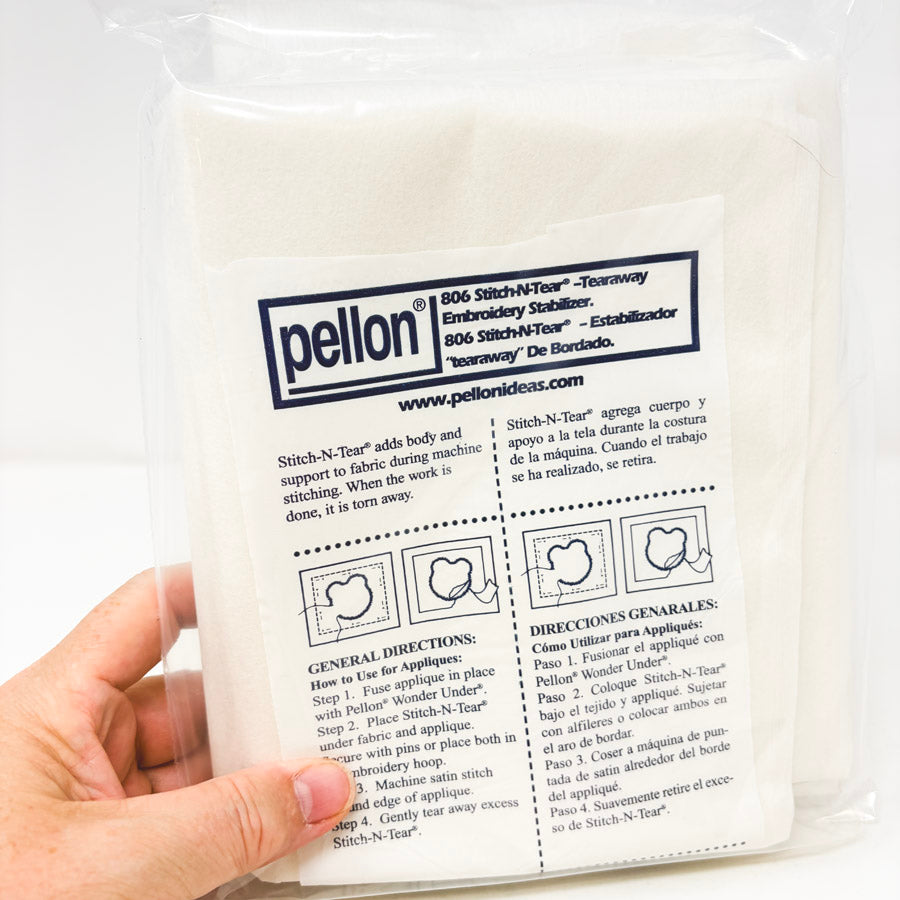 Length of Pellon Stitch-N-Tear Embroidery Stabilizer