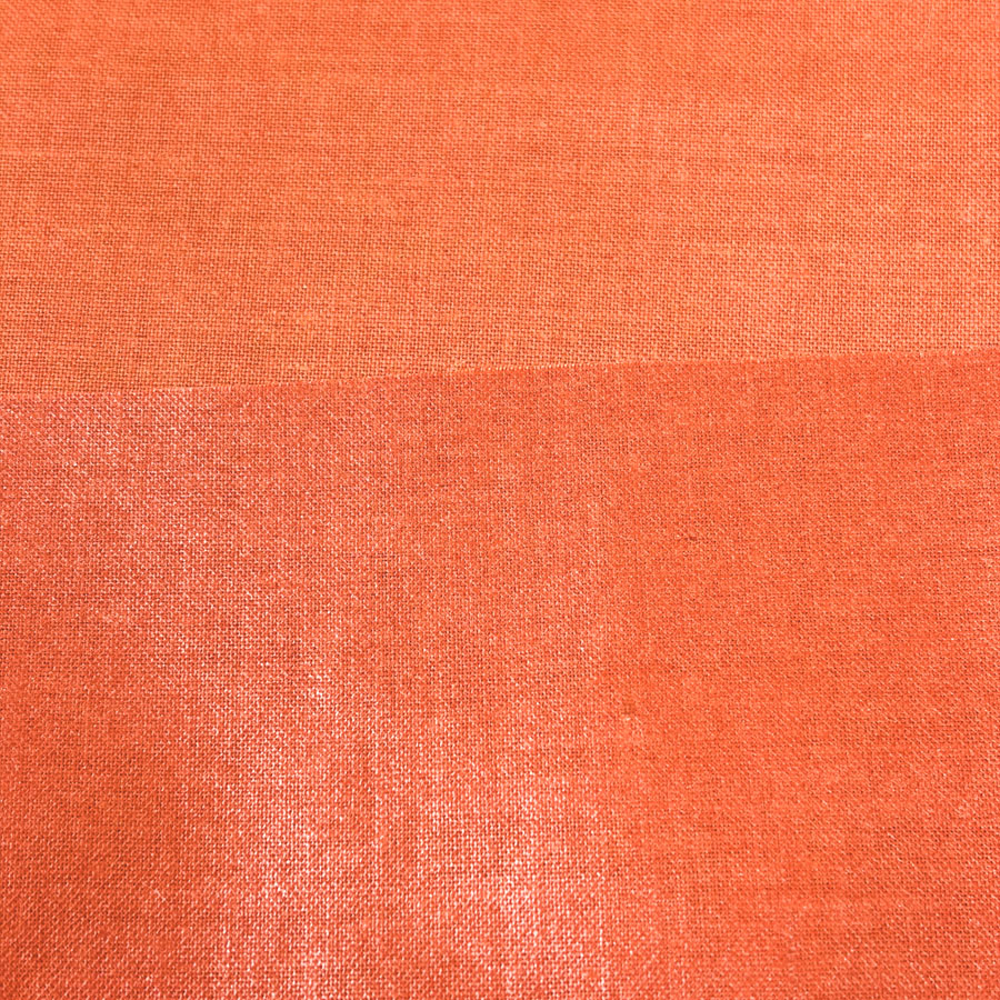 46" x 24" Terra Cotta Coated Fabric