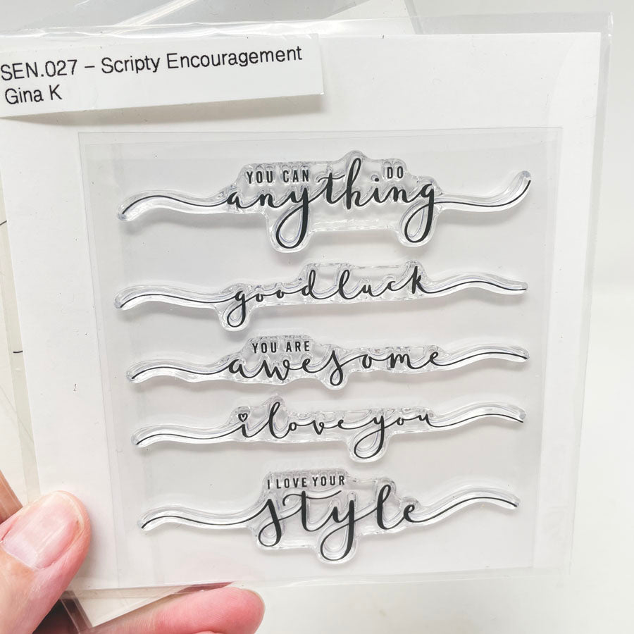 Gina K Small Clear Stamps - Pick a Design