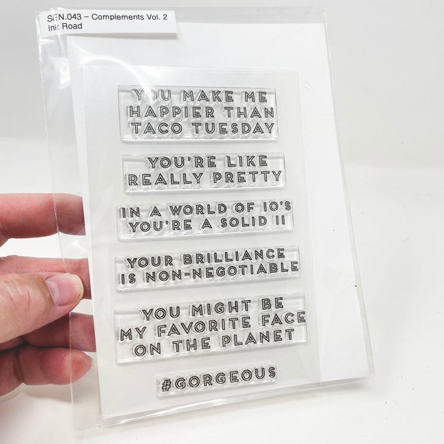 Ink Road Cling Stamps - Complements Vol. 2