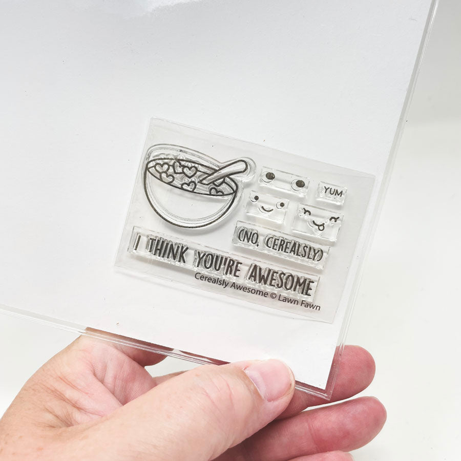 Lawn Fawn Cling Stamps - Cerealsly Awesome