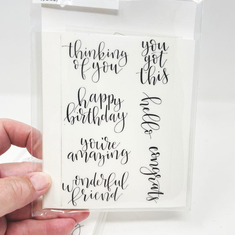 Papertrey Cling Stamps