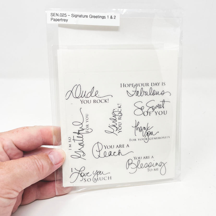 Papertrey Cling Stamps