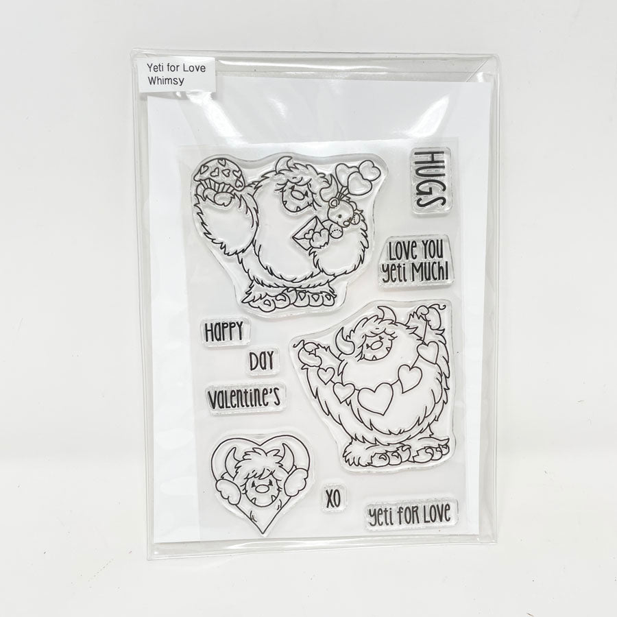 Yeti for Love - Clear Stamp by Whimsy