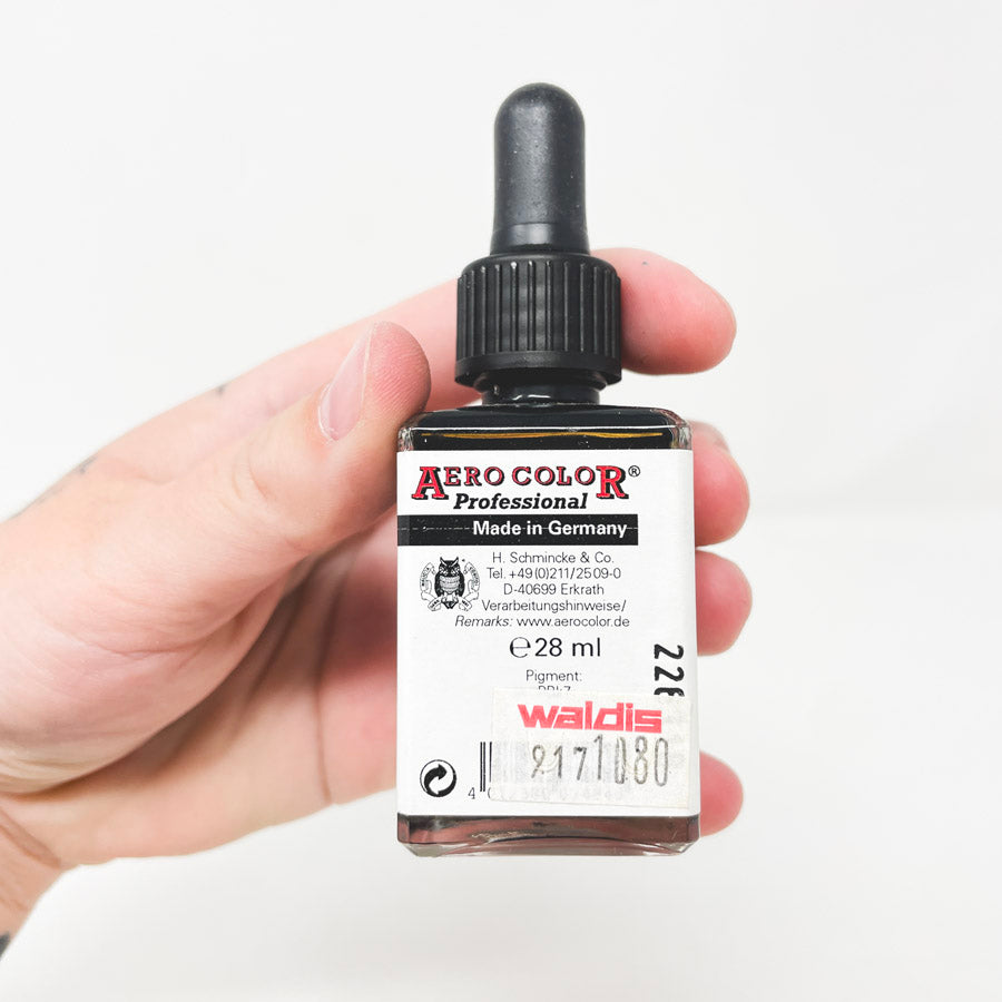 Schminke Aero Color Professional Finest Acrylic Ink Black