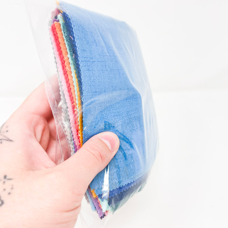 Pre-Cut Assorted Fabric Squares Bundle