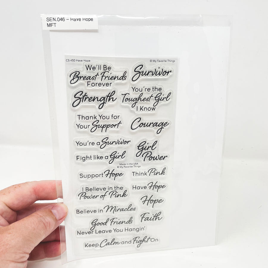 Have Hope - My Favorite Things Stamp and Die Set