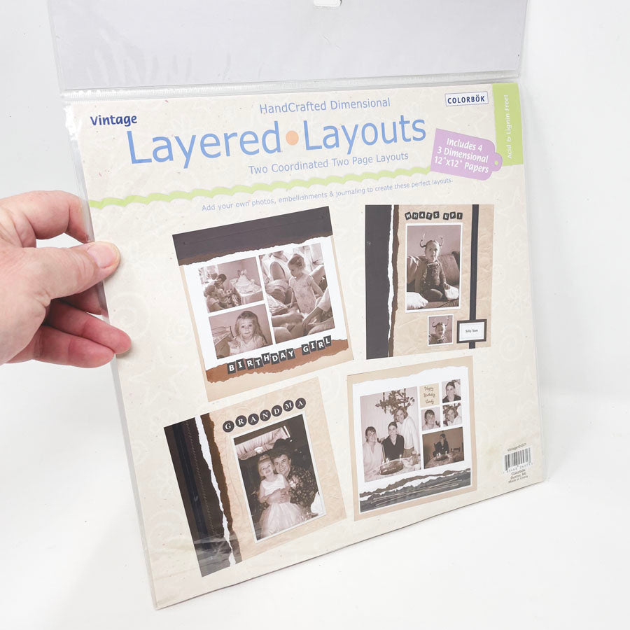 Colorbok Layered Layouts - Vintage
