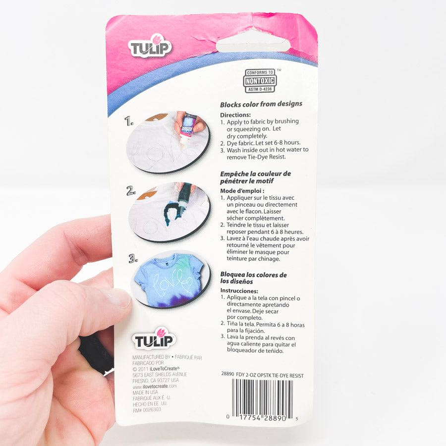 Tulip Tie Dye Resist