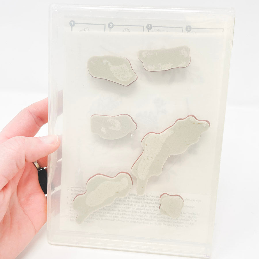 Stampin' Up Rubber Cling Stamp Set - Watercolor Trio