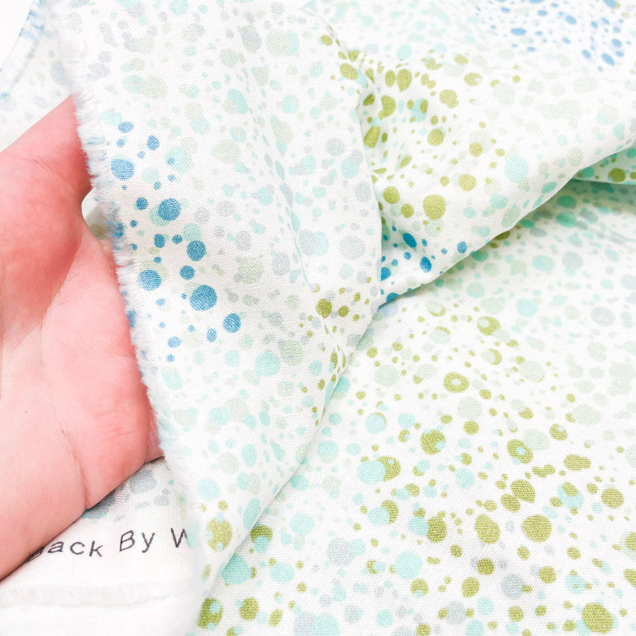 2.9 Yds x 56" Splatter Dots Cotton Quilt Back by Whistler Studios