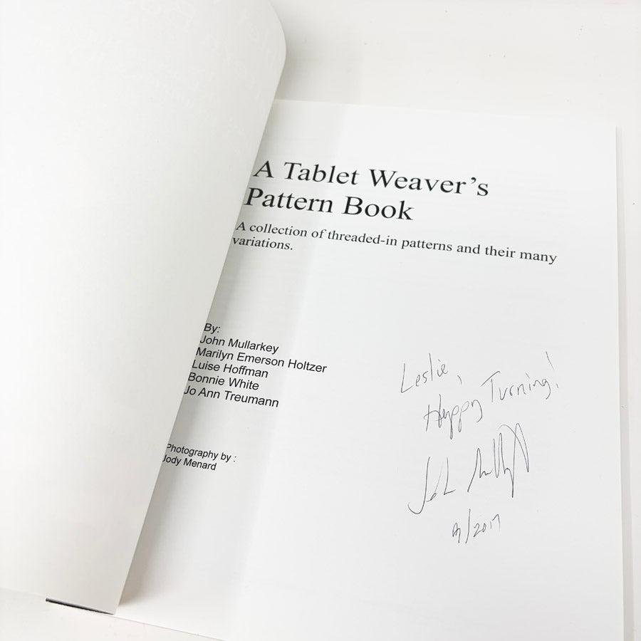 A Tablet Weaver's Pattern Book