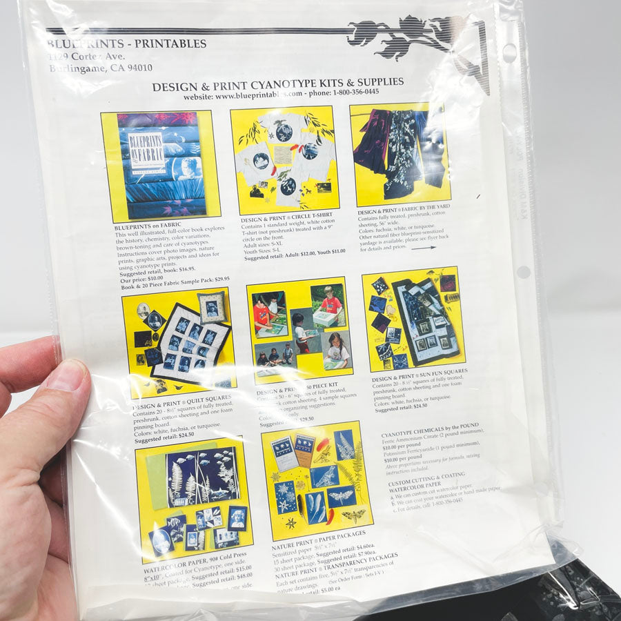 Blueprints Printables - Cyanotype Kits & Supplies