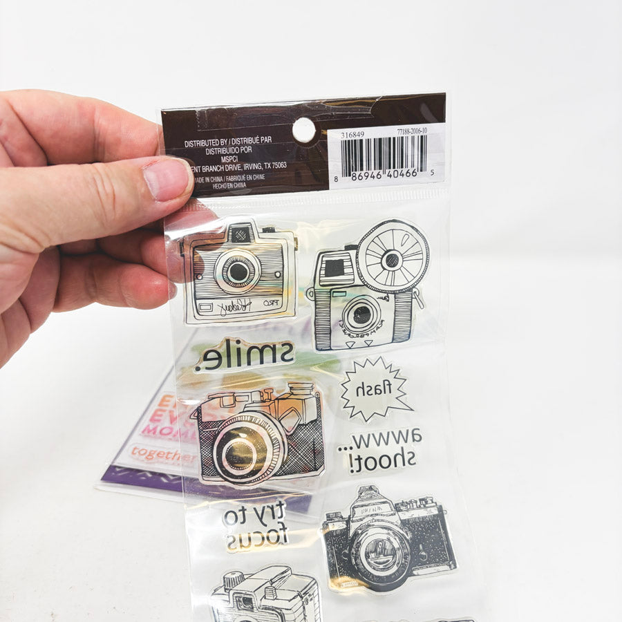 Recollections Clear Camera Stickers