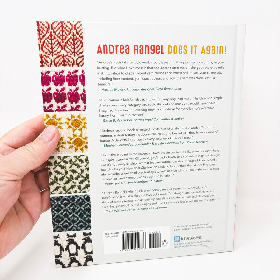 Knitovation Stitch Dictionary Book by Andrea Rangel