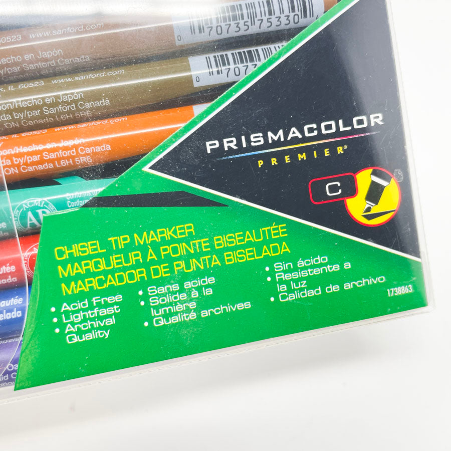 Prismacolor Chisel Tip Markers - Set of 8