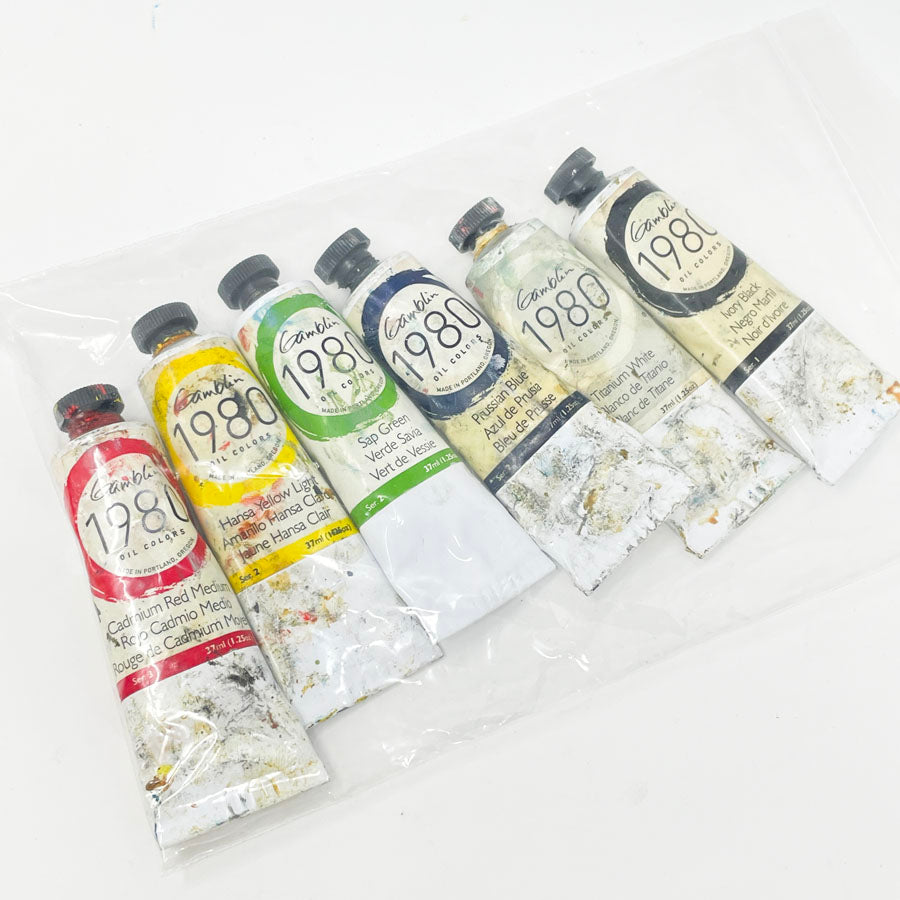 Gamblin 1980 Oil Paint Set - Six Color - 1.25 oz