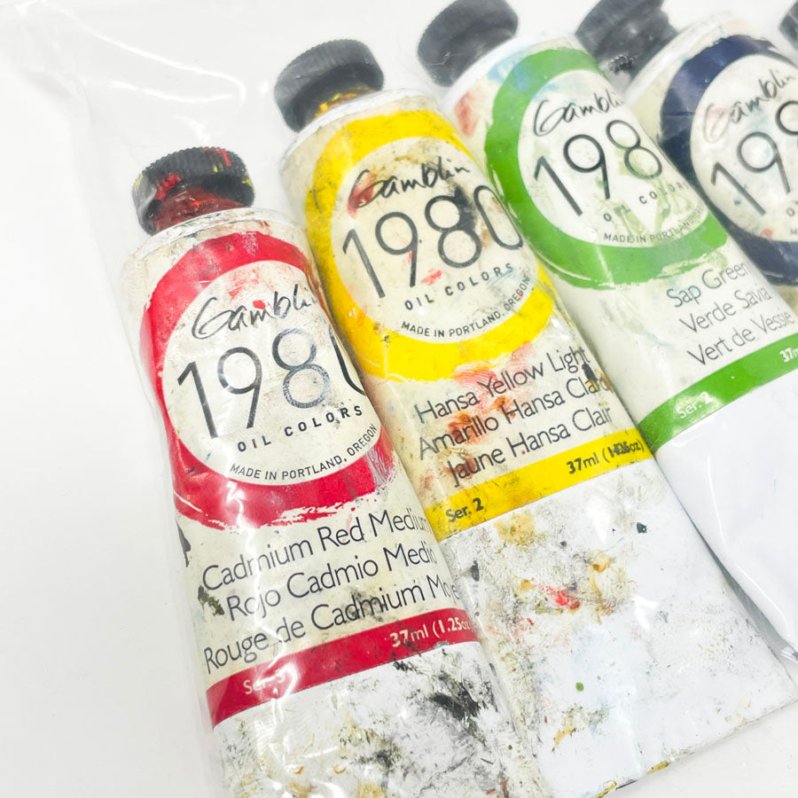 Gamblin 1980 Oil Paint Set - Six Color - 1.25 oz