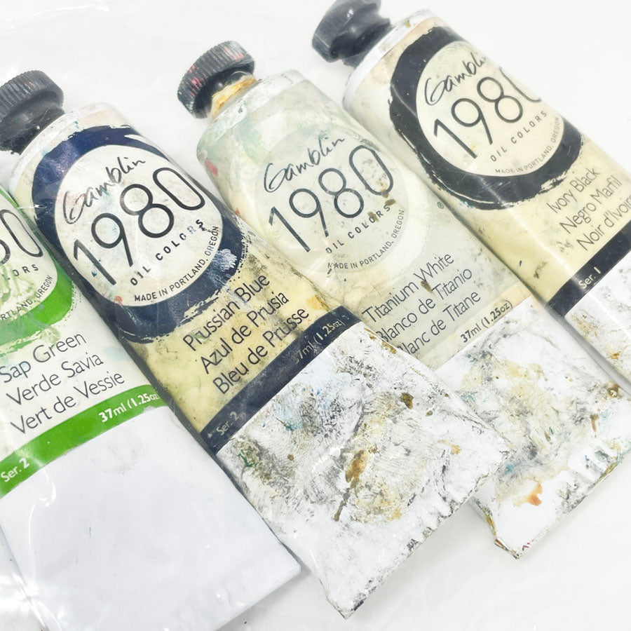 Gamblin 1980 Oil Paint Set - Six Color - 1.25 oz